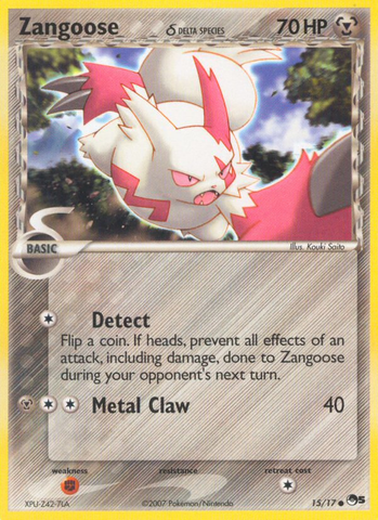 Zangoose (Delta Species) (15/17) [POP Series 5] - Destination Retro