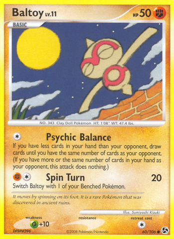 Baltoy (60/106) [Diamond & Pearl: Great Encounters] - Destination Retro