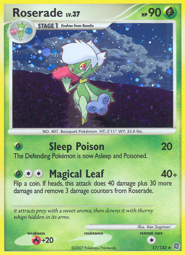 Roserade (17/132) [Diamond & Pearl: Secret Wonders] - Destination Retro