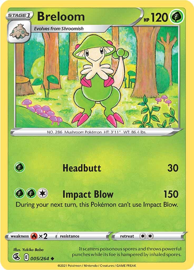 Breloom (005/264) [Sword & Shield: Fusion Strike] - Destination Retro