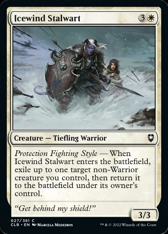 Icewind Stalwart [Commander Legends: Battle for Baldur's Gate] - Destination Retro
