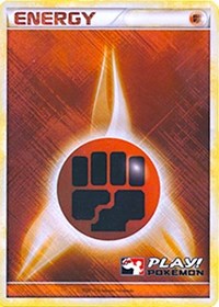 Fighting Energy (2010 Play Pokemon Promo) [League & Championship Cards] - Destination Retro