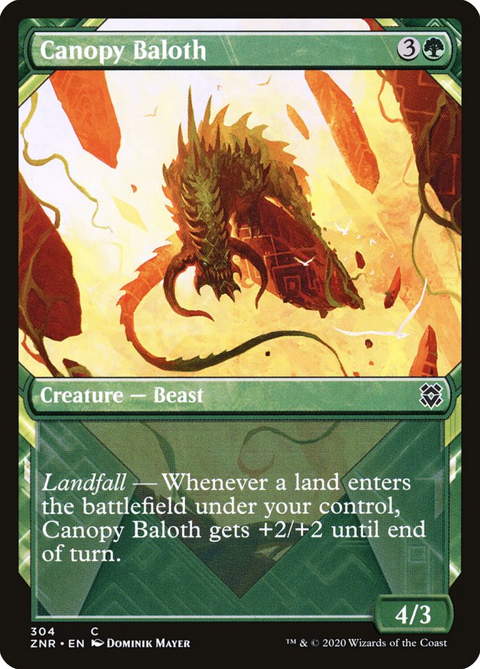 Canopy Baloth (Showcase) [Zendikar Rising] - Destination Retro