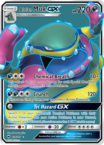 Alolan Muk GX (138/147) [Sun & Moon: Burning Shadows] - Destination Retro