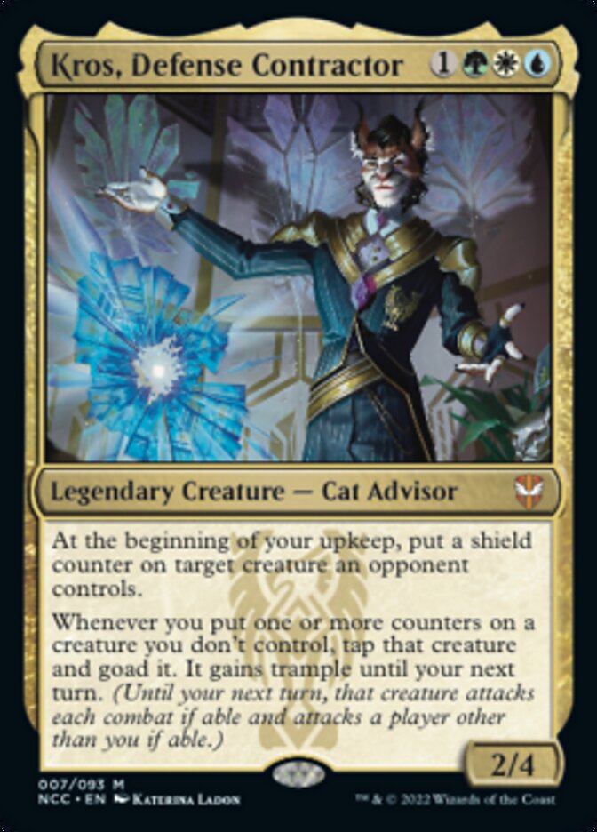 Kros, Defense Contractor [Streets of New Capenna Commander] - Destination Retro