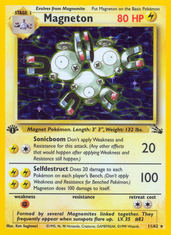 Magneton (11/62) [Fossil 1st Edition] - Destination Retro