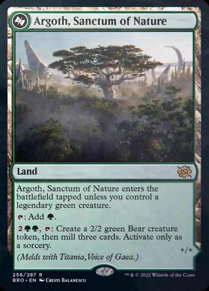 Argoth, Sanctum of Nature [The Brothers' War] - Destination Retro