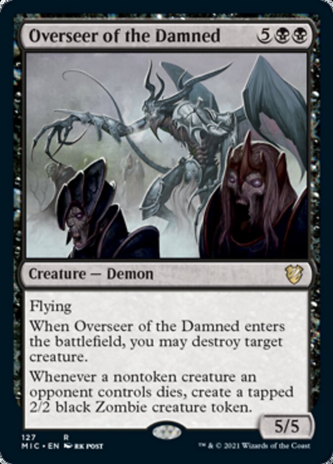 Overseer of the Damned [Innistrad: Midnight Hunt Commander] - Destination Retro