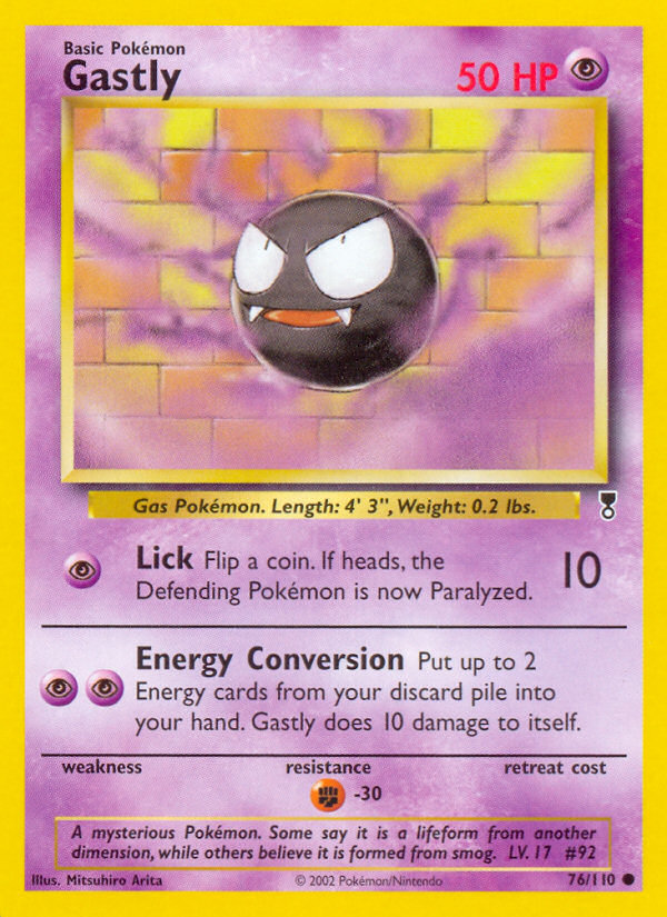 Gastly (76/110) [Legendary Collection] - Destination Retro