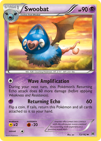 Swoobat (72/162) [XY: BREAKthrough] - Destination Retro