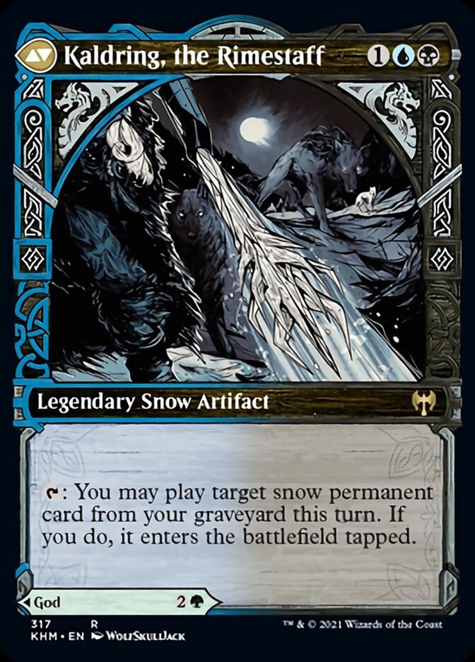 Jorn, God of Winter // Kaldring, the Rimestaff (Showcase) [Kaldheim] - Destination Retro