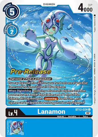Lanamon [BT12-024] [Across Time Pre-Release Cards] - Destination Retro