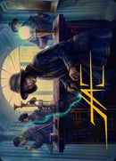 Wiretapping Art Card (Gold-Stamped Signature) [Streets of New Capenna Art Series] - Destination Retro