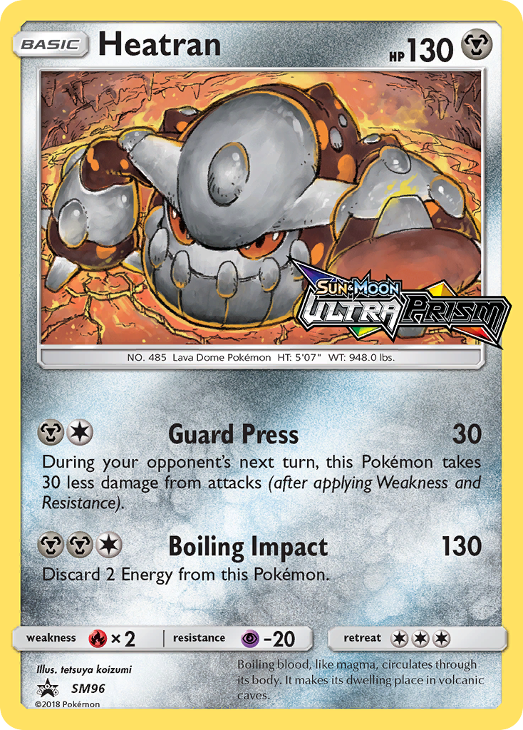 Heatran (SM96) [Sun & Moon: Black Star Promos] - Destination Retro