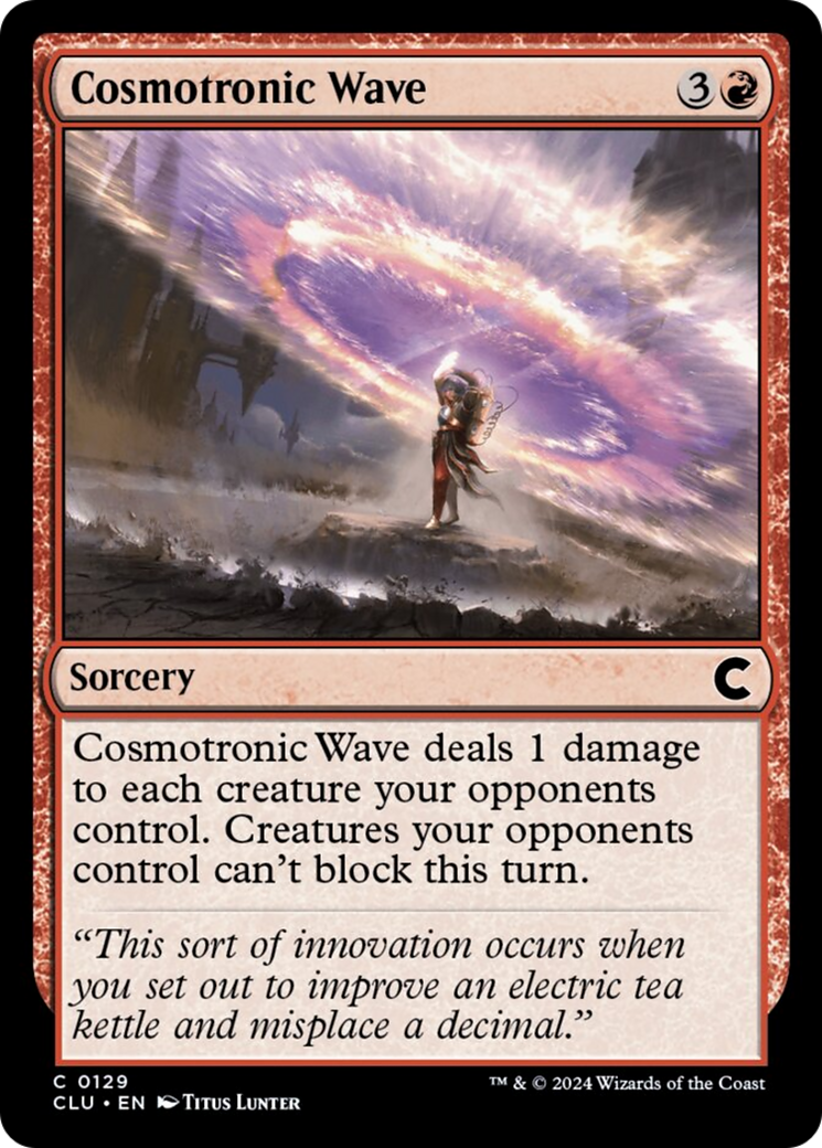 Cosmotronic Wave [Ravnica: Clue Edition] - Destination Retro