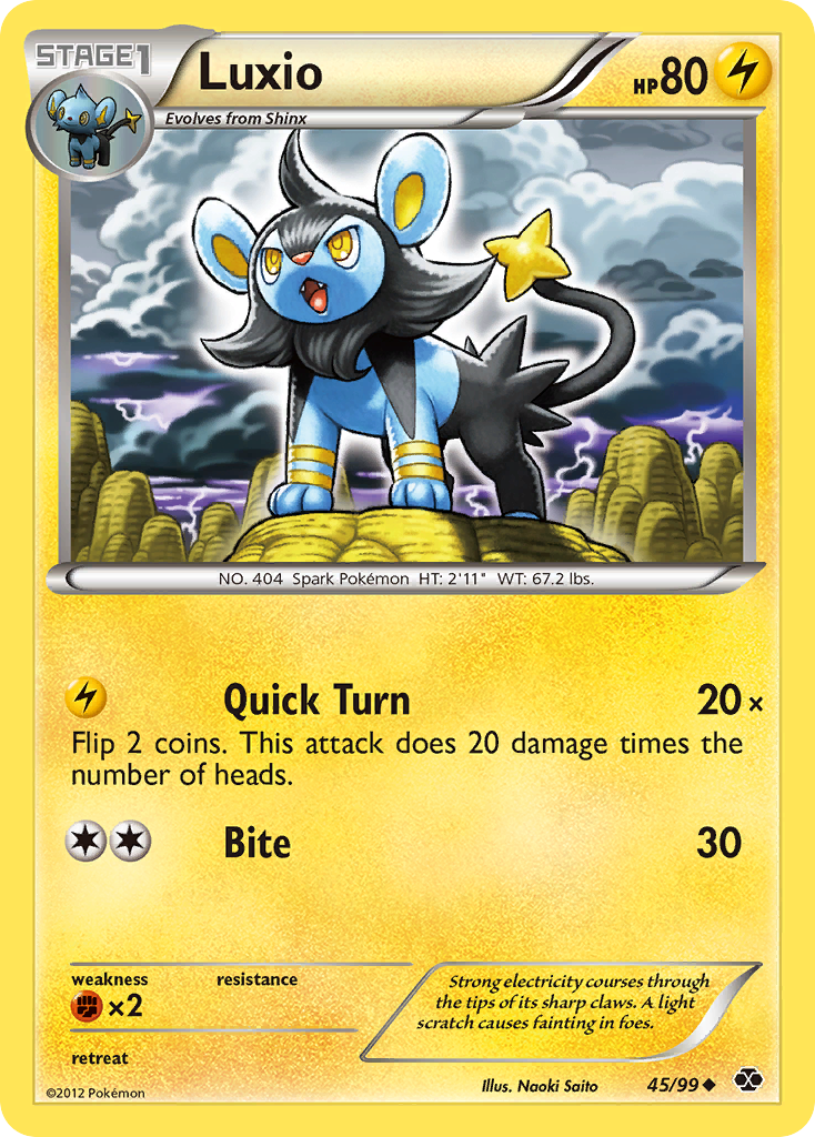Luxio (45/99) [Black & White: Next Destinies] - Destination Retro