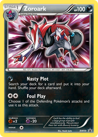 Zoroark (BW09) [Black & White: Black Star Promos] - Destination Retro