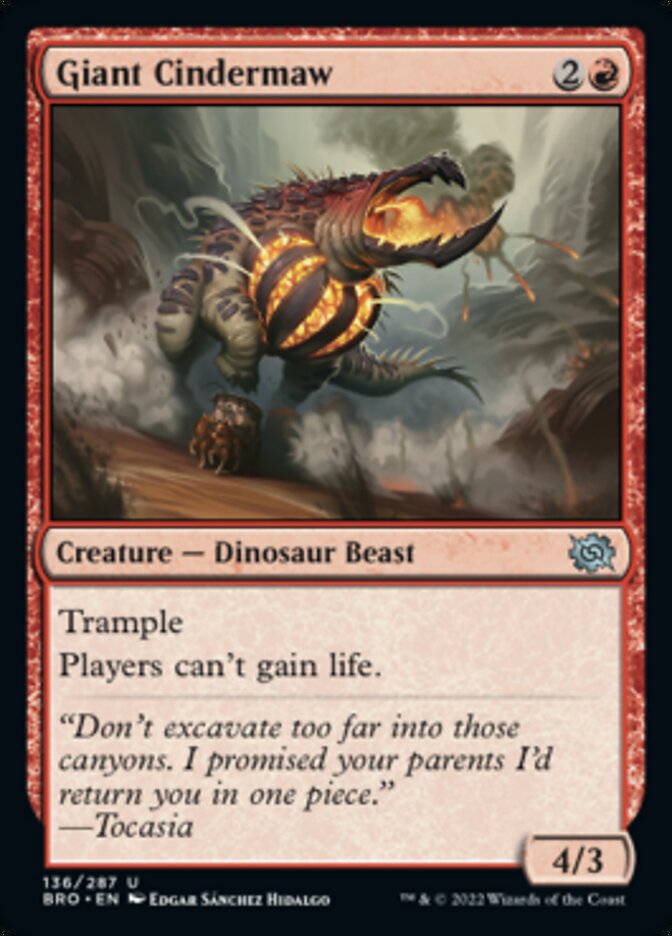 Giant Cindermaw [The Brothers' War] - Destination Retro