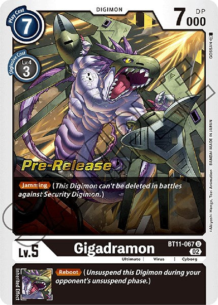 Gigadramon [BT11-067] [Dimensional Phase Pre-Release Promos] - Destination Retro
