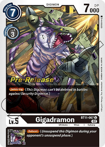 Gigadramon [BT11-067] [Dimensional Phase Pre-Release Promos] - Destination Retro