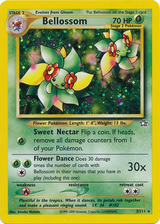 Bellossom (3/111) [Neo Genesis Unlimited] - Destination Retro