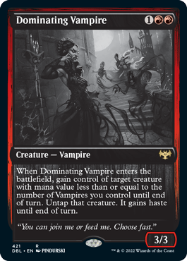 Dominating Vampire [Innistrad: Double Feature] - Destination Retro