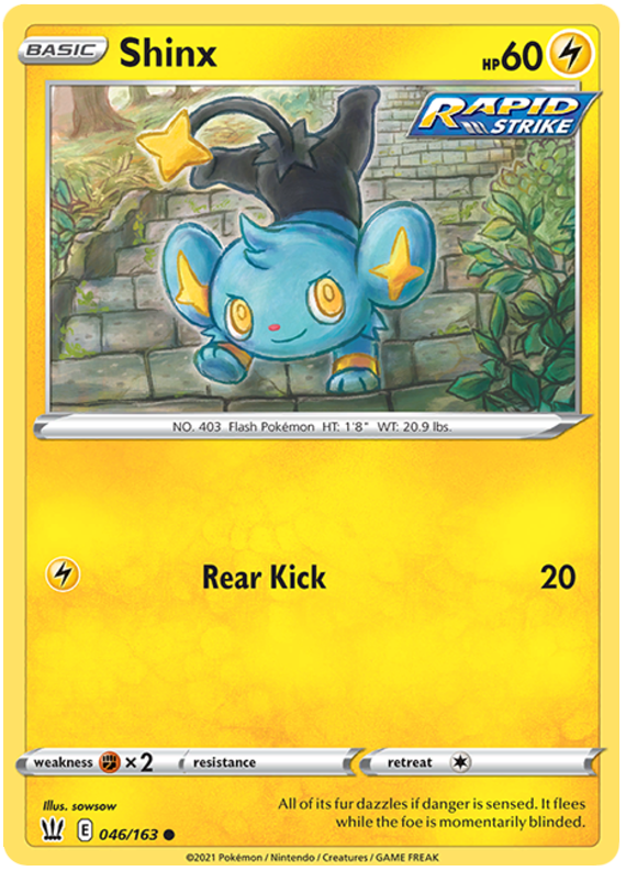 Shinx (046/163) [Sword & Shield: Battle Styles] - Destination Retro