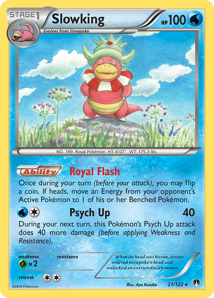 Slowking (21/122) (Theme Deck Exclusive) [XY: BREAKpoint] - Destination Retro