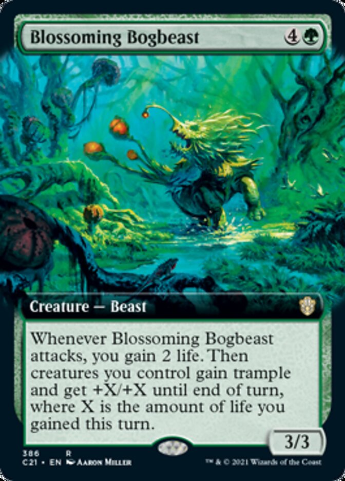 Blossoming Bogbeast (Extended) [Commander 2021] - Destination Retro