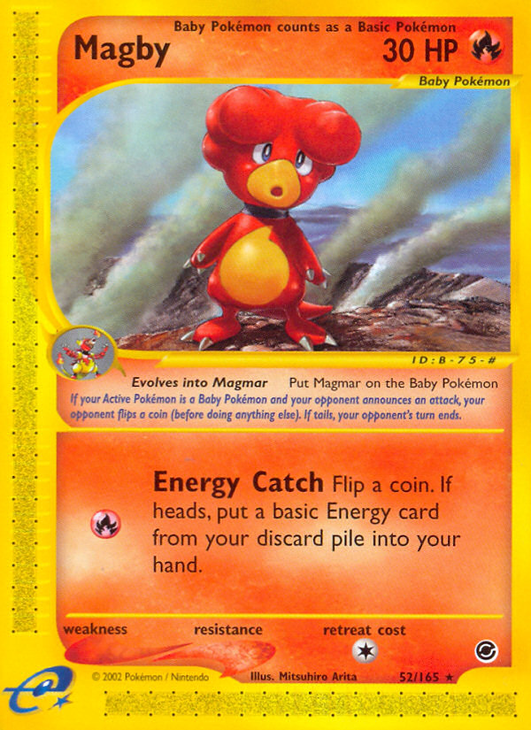 Magby (52/165) [Expedition: Base Set] - Destination Retro