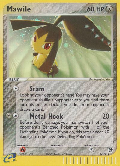 Mawile (9/100) [EX: Sandstorm] - Destination Retro
