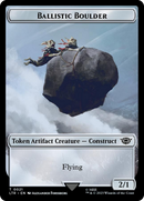 Ballistic Boulder // Food (0023) Double-Sided Token (Surge Foil) [The Lord of the Rings: Tales of Middle-Earth Tokens] - Destination Retro