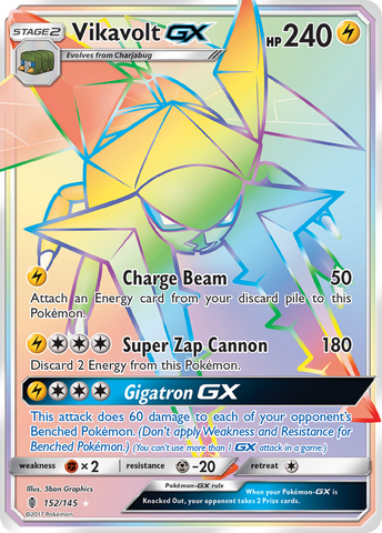 Vikavolt GX (152/145) [Sun & Moon: Guardians Rising] - Destination Retro