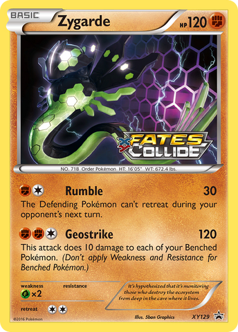 Zygarde (XY129) [XY: Black Star Promos] - Destination Retro