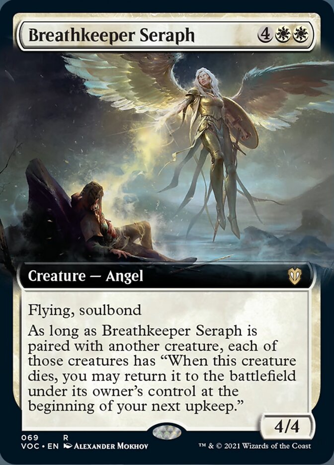Breathkeeper Seraph (Extended) [Innistrad: Crimson Vow Commander] - Destination Retro