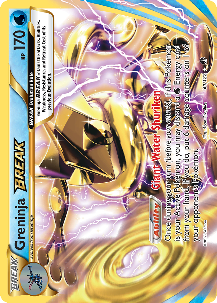 Greninja BREAK (41/122) [XY: BREAKpoint] - Destination Retro