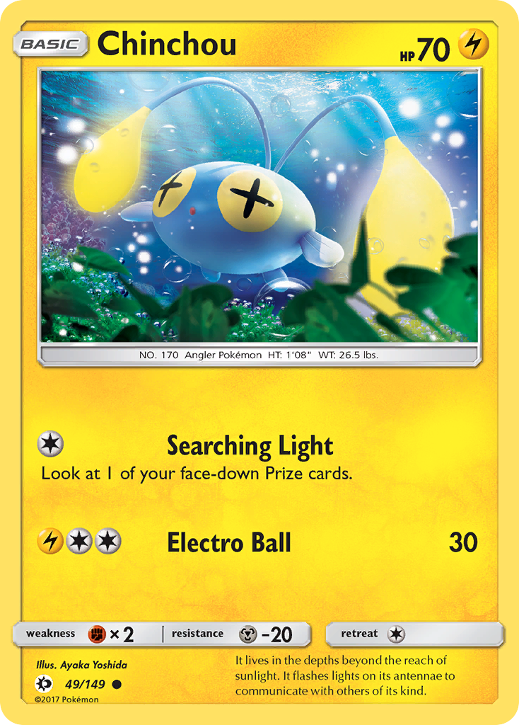 Chinchou (49/149) [Sun & Moon: Base Set] - Destination Retro