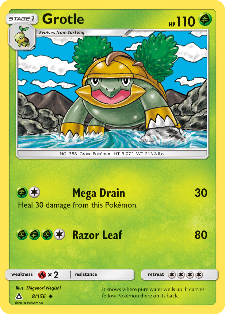 Grotle (8/156) [Sun & Moon: Ultra Prism] - Destination Retro