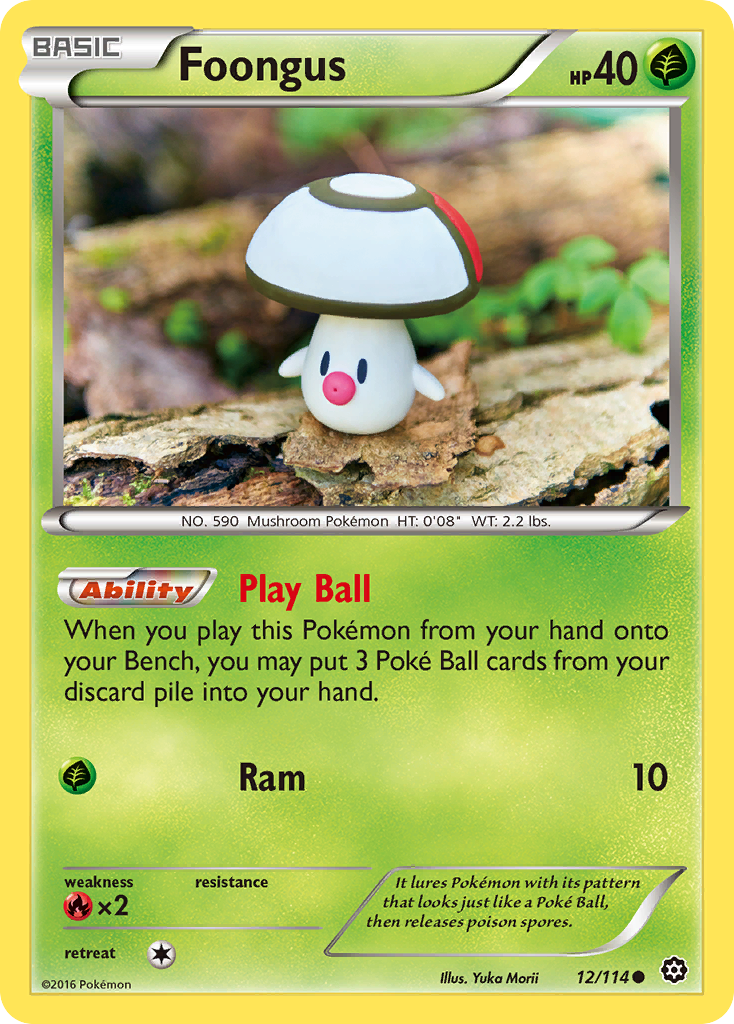 Foongus (12/114) [XY: Steam Siege] - Destination Retro