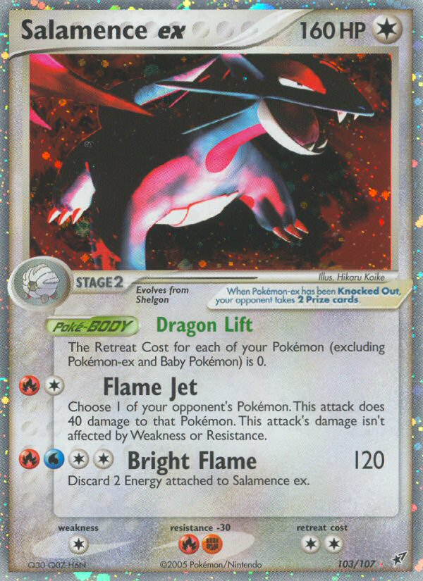 Salamence ex (103/107) [EX: Deoxys] - Destination Retro