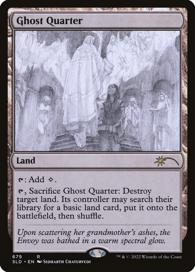 Ghost Quarter (Sketch) [Secret Lair Drop Promos] - Destination Retro