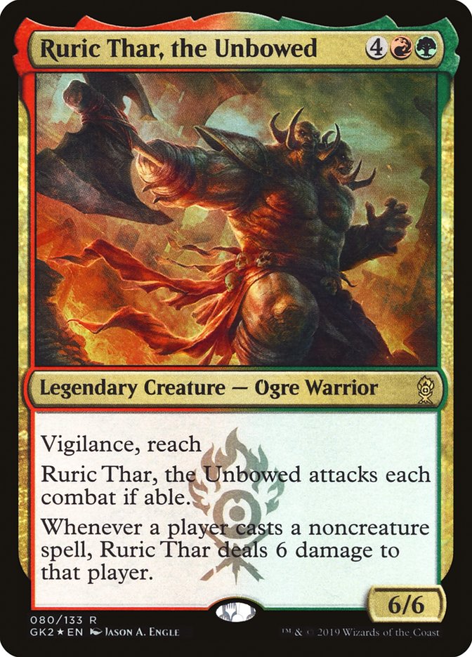 Ruric Thar, the Unbowed [Ravnica Allegiance Guild Kit] - Destination Retro