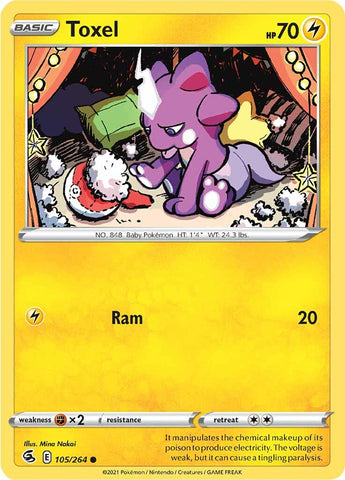 Toxel (105/264) [Sword & Shield: Fusion Strike] - Destination Retro