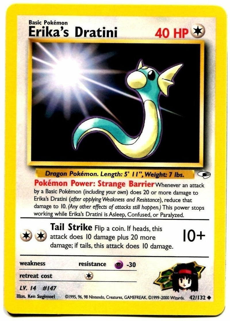 Erika's Dratini (42/132) [Gym Heroes Unlimited] - Destination Retro