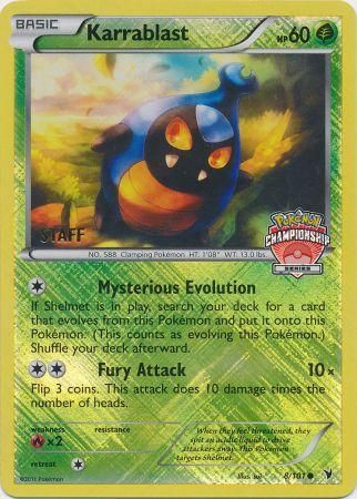 Karrablast (8/101) (Championship Promo Staff) [Black & White: Noble Victories] - Destination Retro