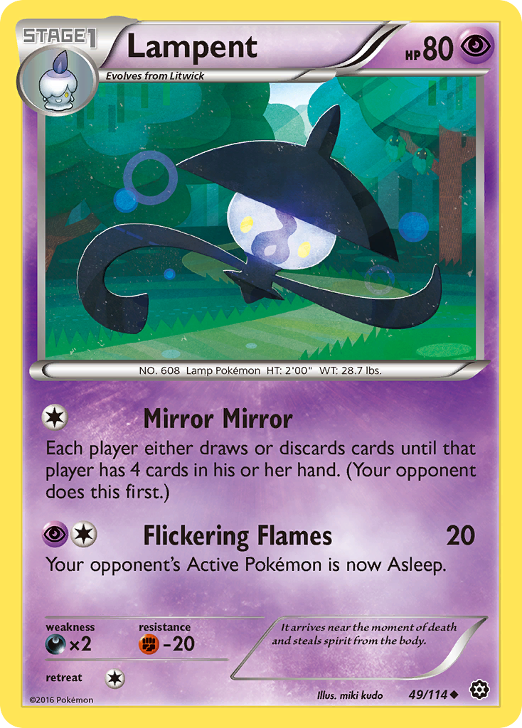 Lampent (49/114) [XY: Steam Siege] - Destination Retro