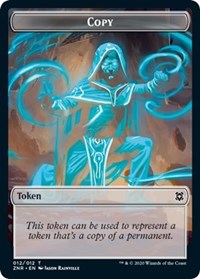 Copy // Drake Double-sided Token [Zendikar Rising Tokens] - Destination Retro