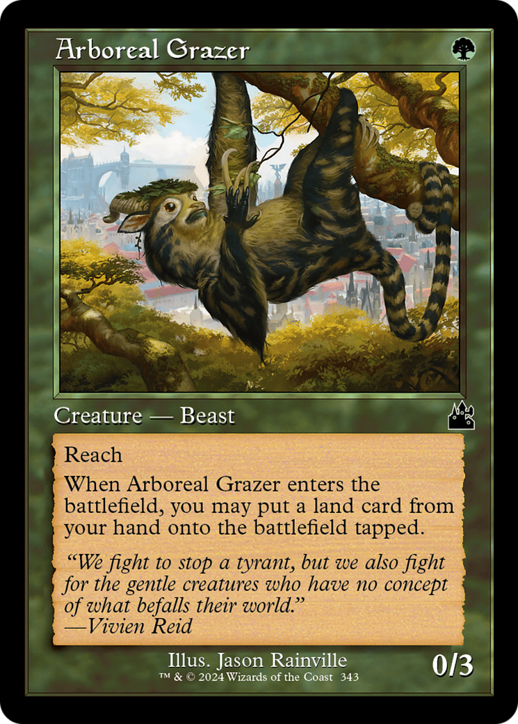 Arboreal Grazer (Retro Frame) [Ravnica Remastered] - Destination Retro