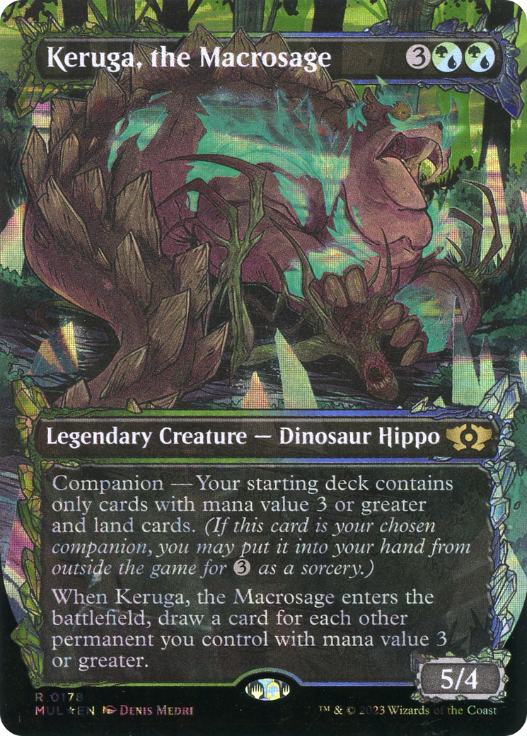 Keruga, the Macrosage (Halo Foil) [Multiverse Legends] - Destination Retro