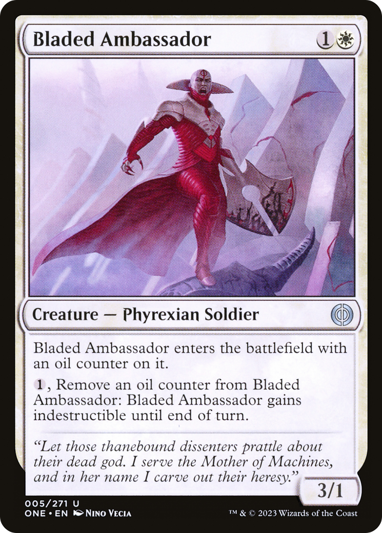 Bladed Ambassador [Phyrexia: All Will Be One] - Destination Retro